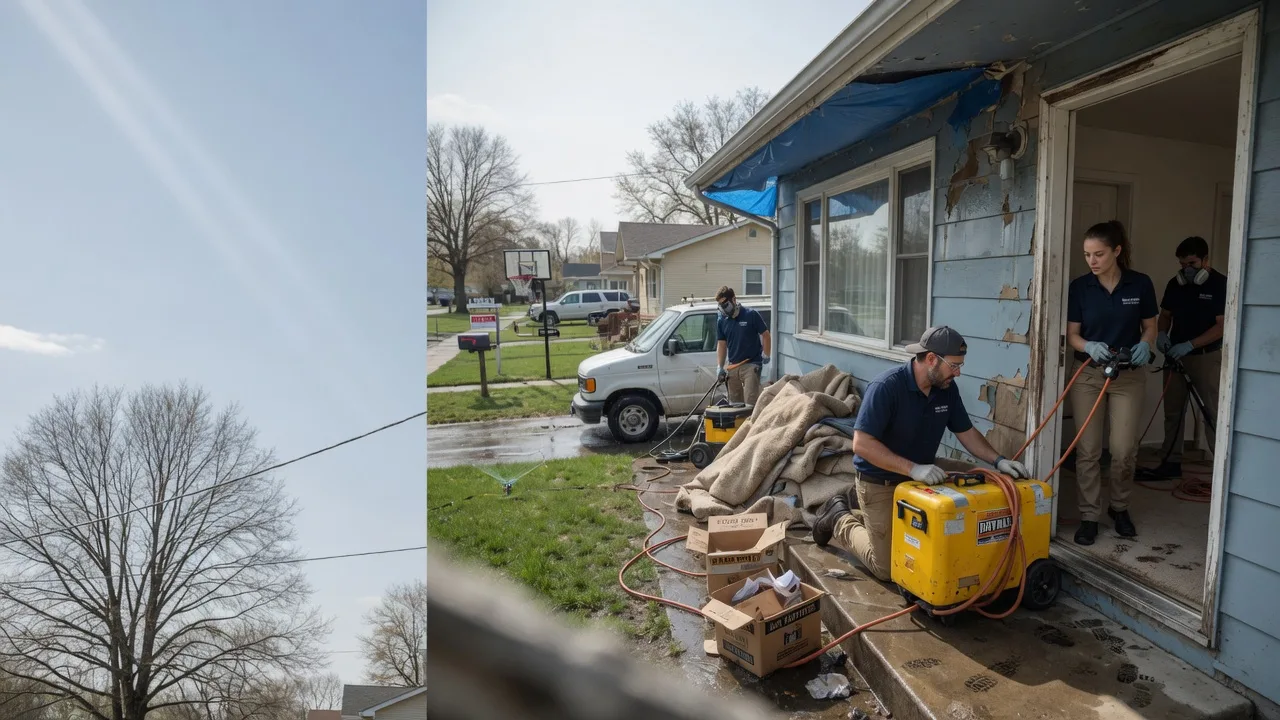 Basement Flood Cleanup in Wendell, NC near me